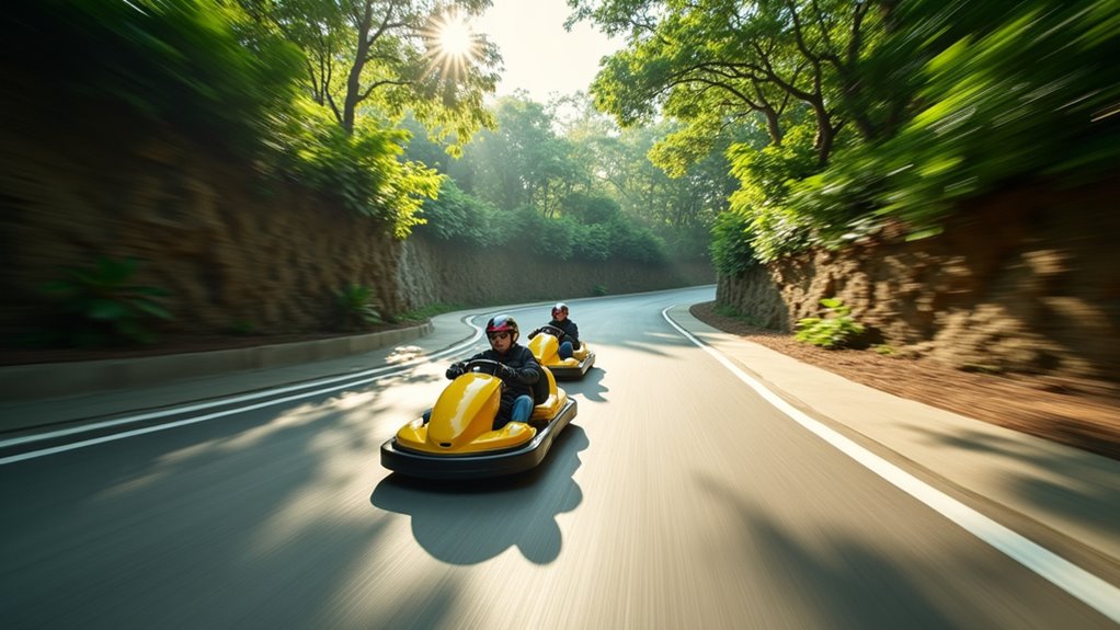 sentosa luge thrill rides