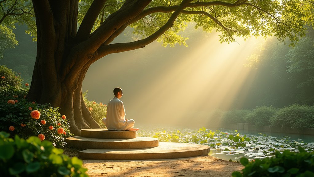 serene meditation garden retreat