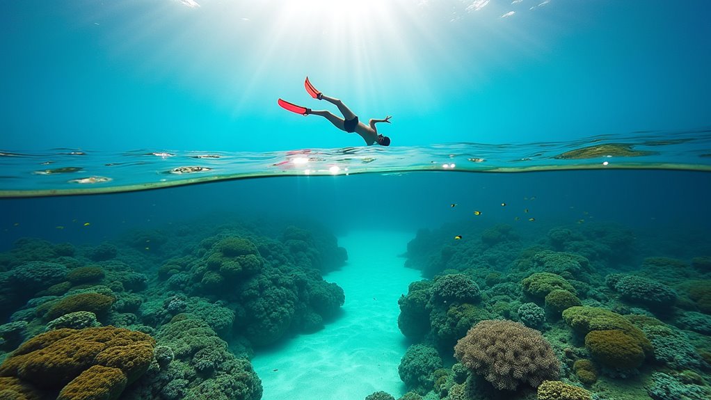 shallow coral reef snorkeling