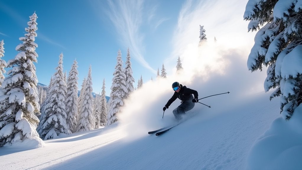 ski back bowls early