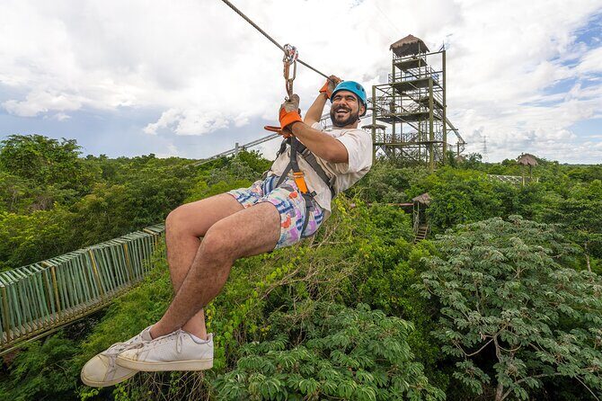 Sky Trail: Sky Bike, Tarzania, Bungee Swing & Zip Line with lunch - Authentic Experiences and Highlights From Reviewers