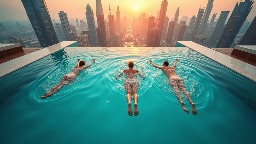 sky high infinity pool experience