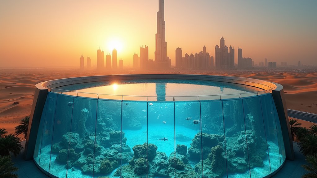 sky high views and aquatic wonders