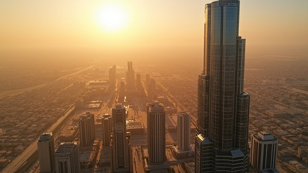 skybridge offers panoramic city views