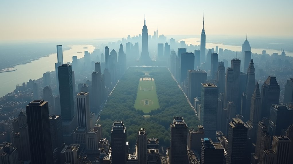 skyline views from empire state
