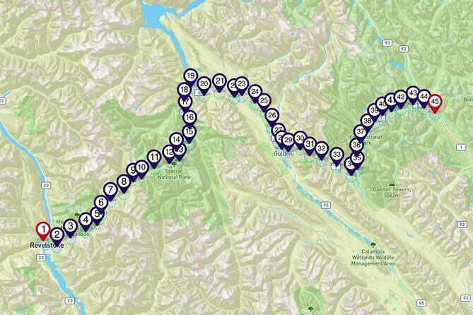 Smartphone Audio Driving Tour between Lake Louise & Revelstoke - Why This Tour Might Be Perfect for Your Trip