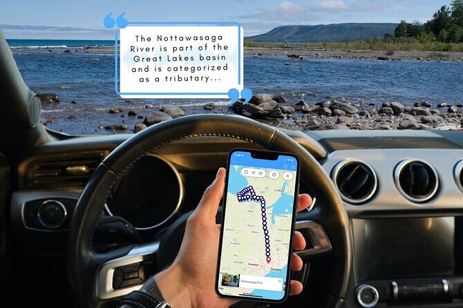Smartphone Audio Driving Tour between Wasaga Beach and Toronto - Real Traveler Insights
