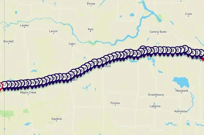 Smartphone Driving Tour between Moose Jaw and Alberta - The Value of This Tour