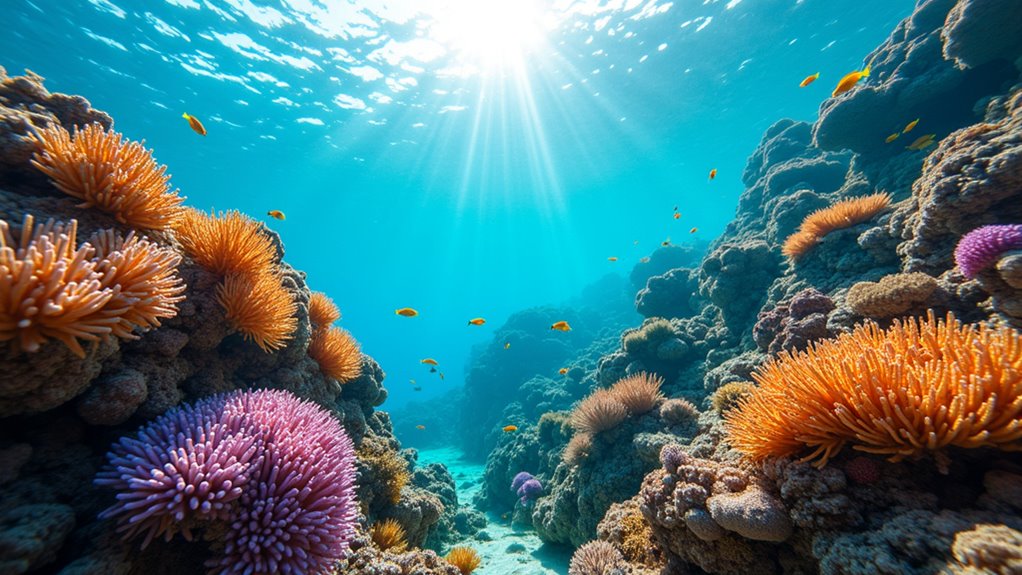 snorkel hardy reef coral