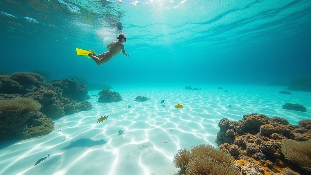 snorkeling at grace bay