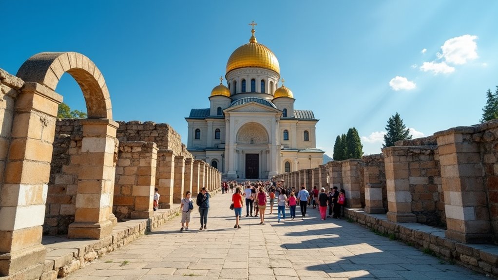 sofia s historic cathedral and ruins