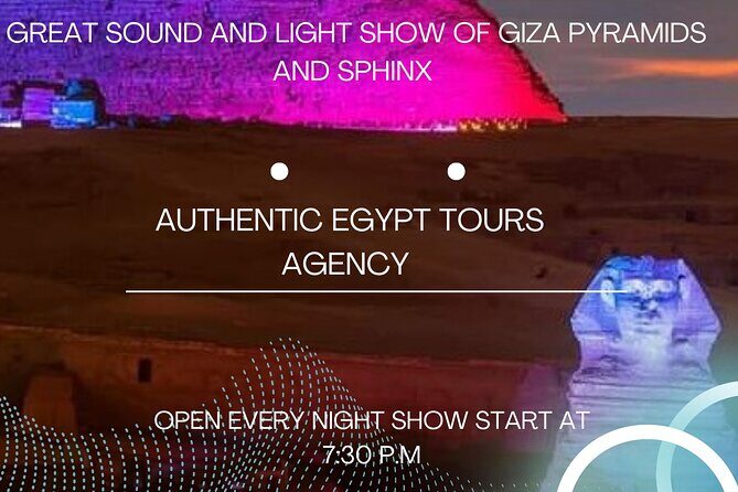 Sound and Light Show Giza Pyramids tickets + private Transfer - Who Should Consider This Tour?