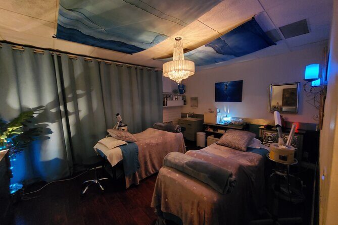 SPA Couples Escape for 2-Sauna/Facial OR Back-Snacks and Beverage - Frequently Asked Questions