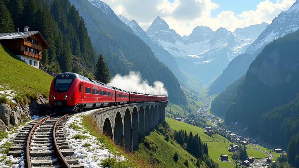 spectacular alpine scenic journey