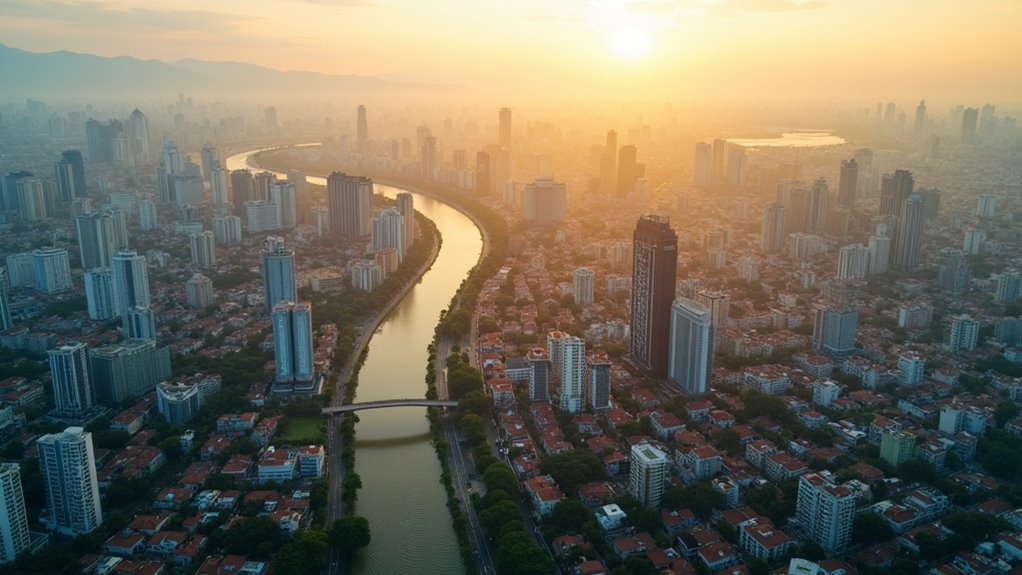 spectacular city skyline views