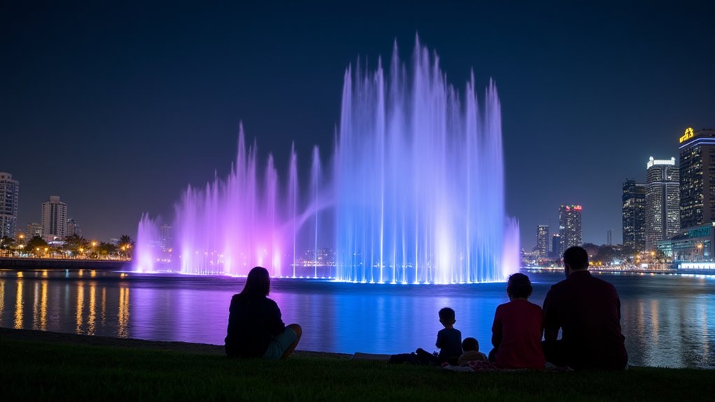 spectacular fountain shows nearby