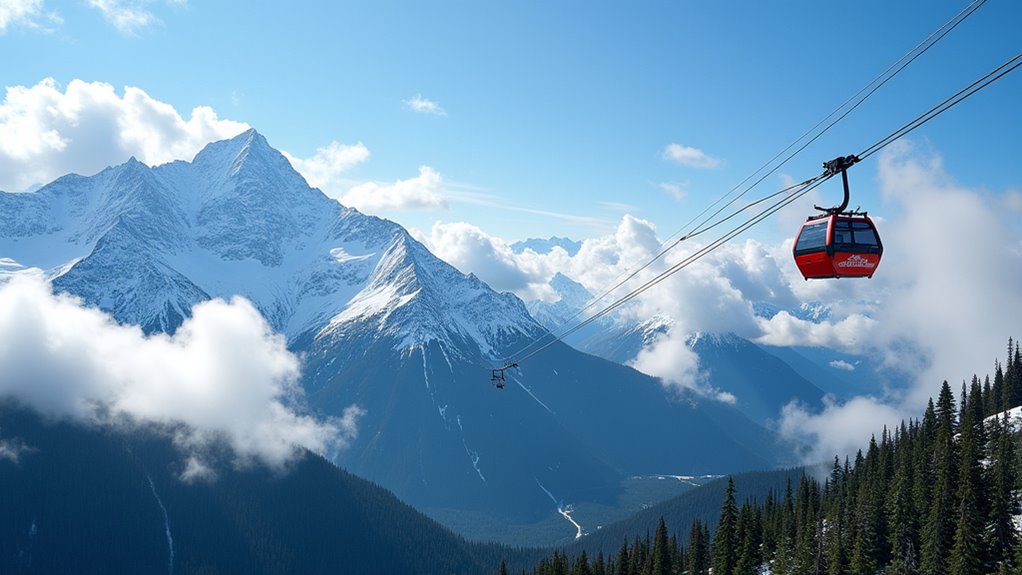 spectacular mountain gondola ride
