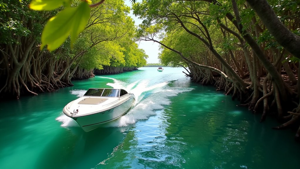 speedboat mangrove wildlife tours