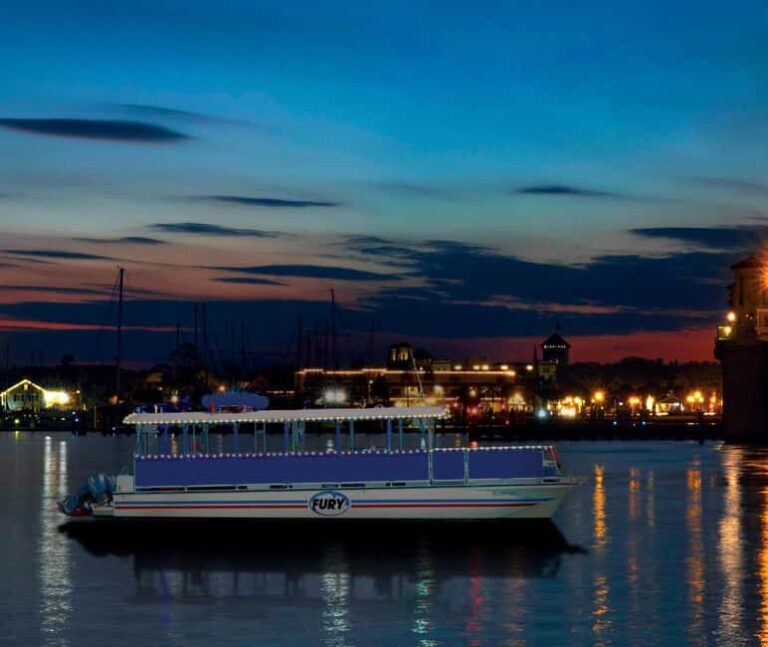 St Augustine: Champagne Sunset Cruise w Nights of Lights opt - A Day or Evening Well Spent