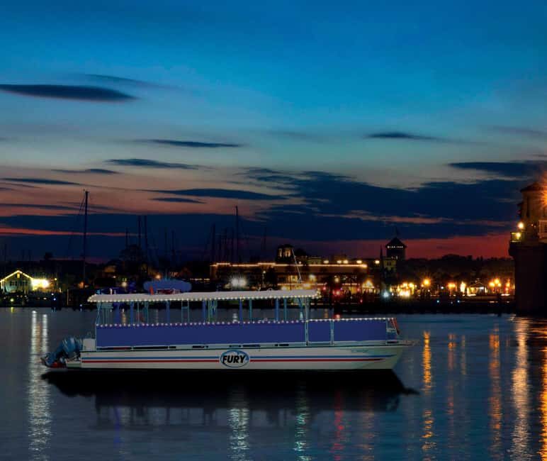 St Augustine: Champagne Sunset Cruise w Nights of Lights opt - A Day or Evening Well Spent