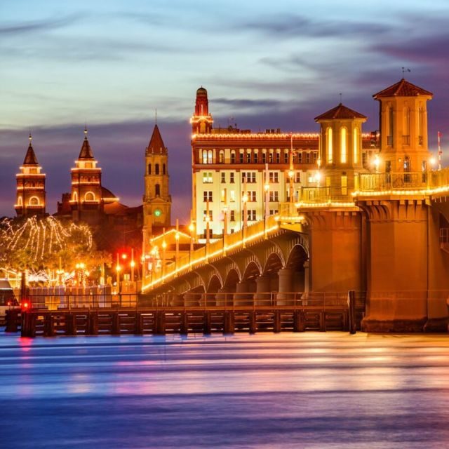 St Augustine: Nights of Lights Tour by Electric Cart - The Itinerary Breakdown