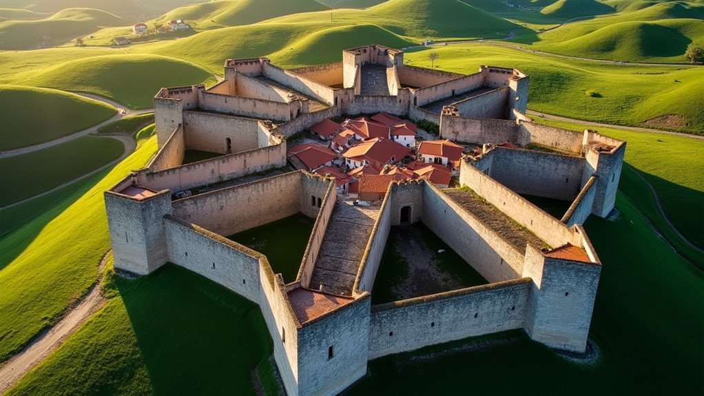 star shaped fortress walking tour