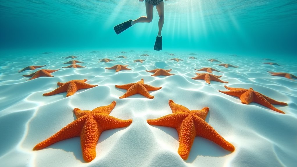 starfish calm waters snorkeling