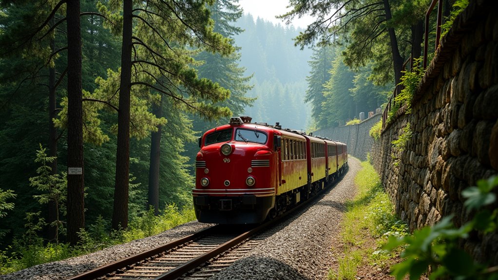 steep railway to hilltop
