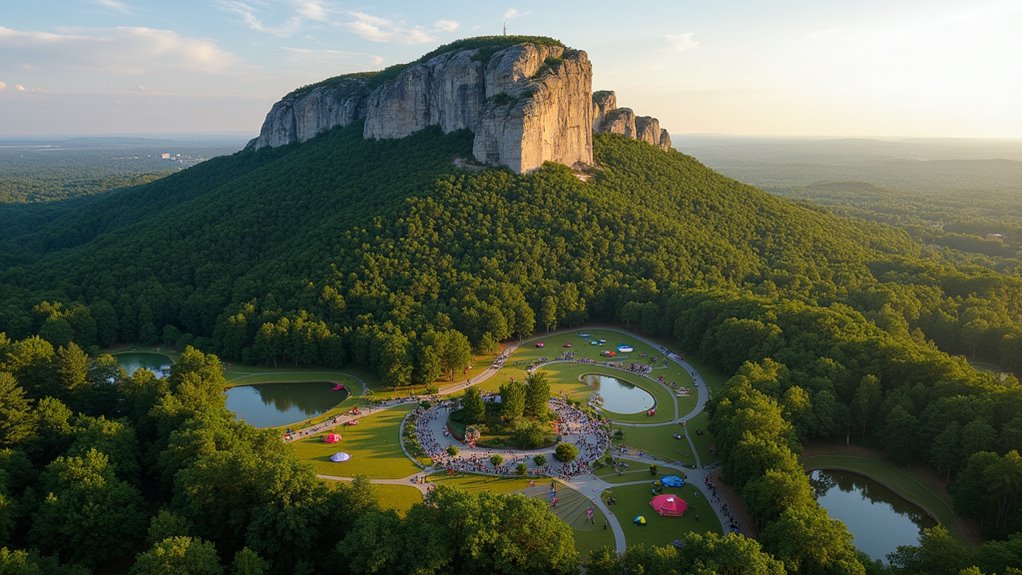 stone mountain outdoor family attractions