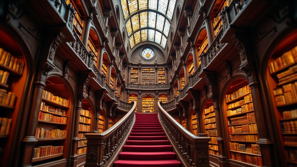 stunning neo gothic bookstore