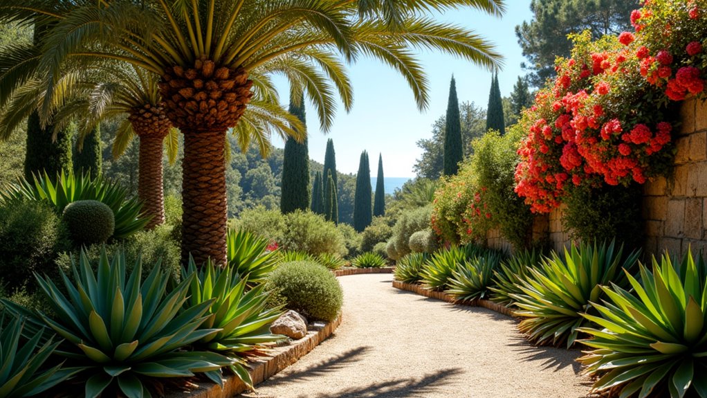 subtropical exotic plant paradise