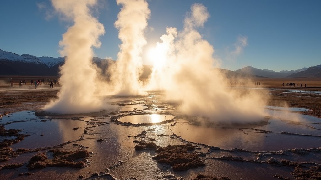 sunrise at el tatio