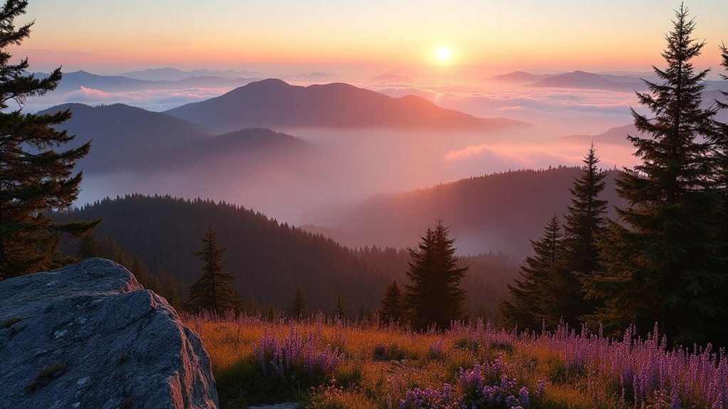sunrise hike to brocken