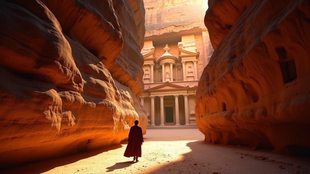 sunrise petra siq walk