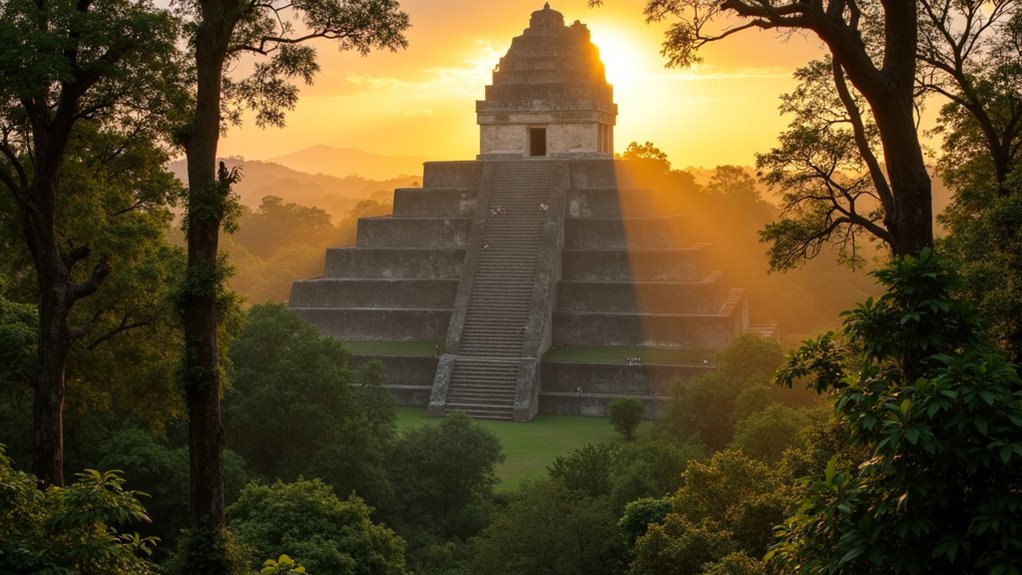 sunrise view from temple iv
