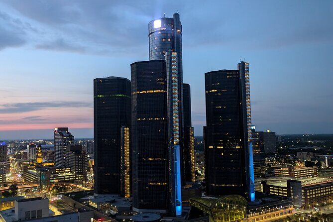 Sunset Helicopter Experience in Downtown Detroit - The Value of a Helicopter Tour in Detroit