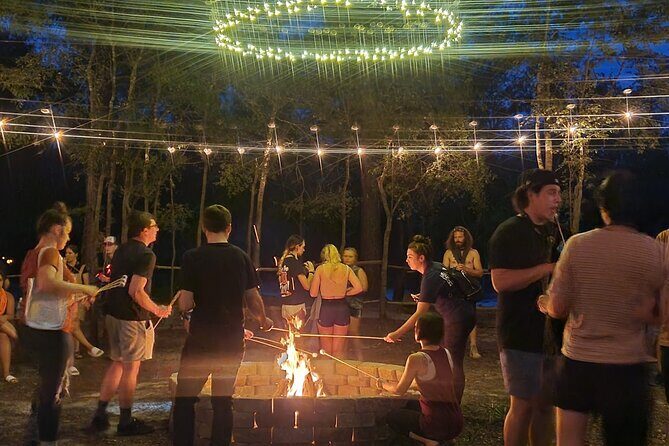 Sunset S'mores and Owl Call - The Journey to the Island: Kayak or Pontoon?