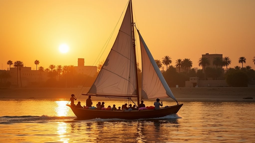 sunset nile felucca cruise