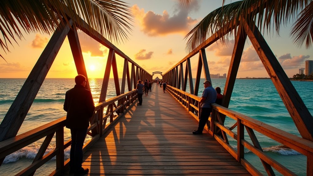 sunset pier views miami