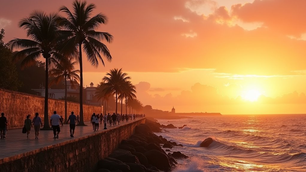 sunset stroll along malec n