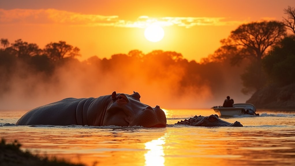 sunset wildlife water tour