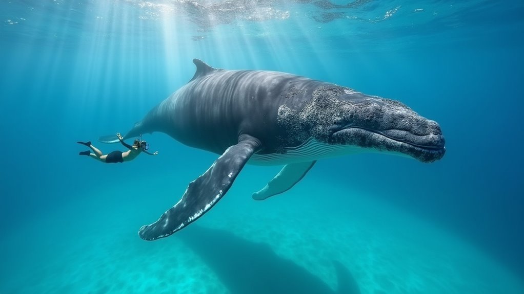 swim with humpback whales