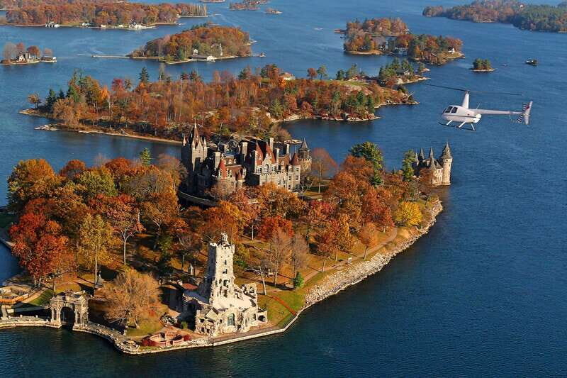 Thousand Islands: Helicopter Tour with Cider Mill and Lunch