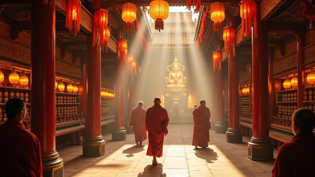 tibetan culture prayer halls