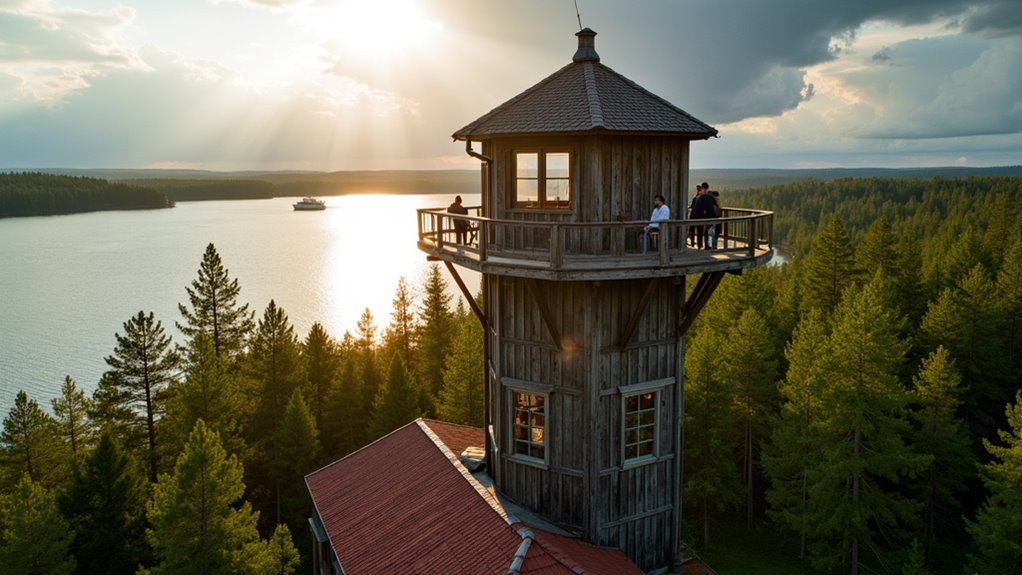tower views and doughnuts