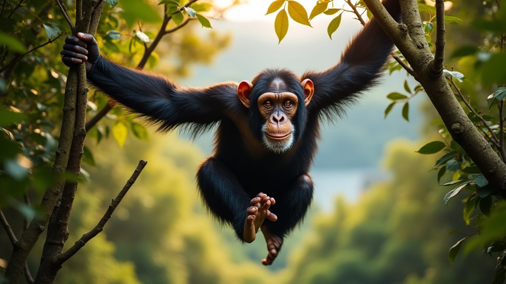 tracking chimpanzees in gombe