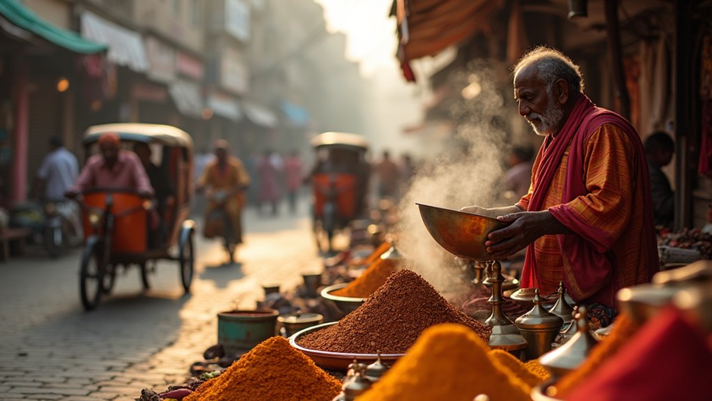 traditional market shopping experience