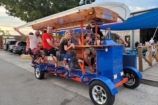 Trolley Pub Party Bike through St. Pete with Bar+Mural Stops - Is It Worth the Price?
