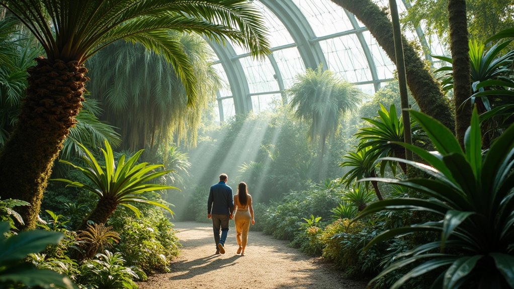 tropical gardens and greenhouses