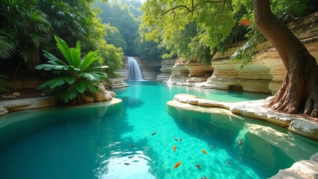 turquoise pools of semuc